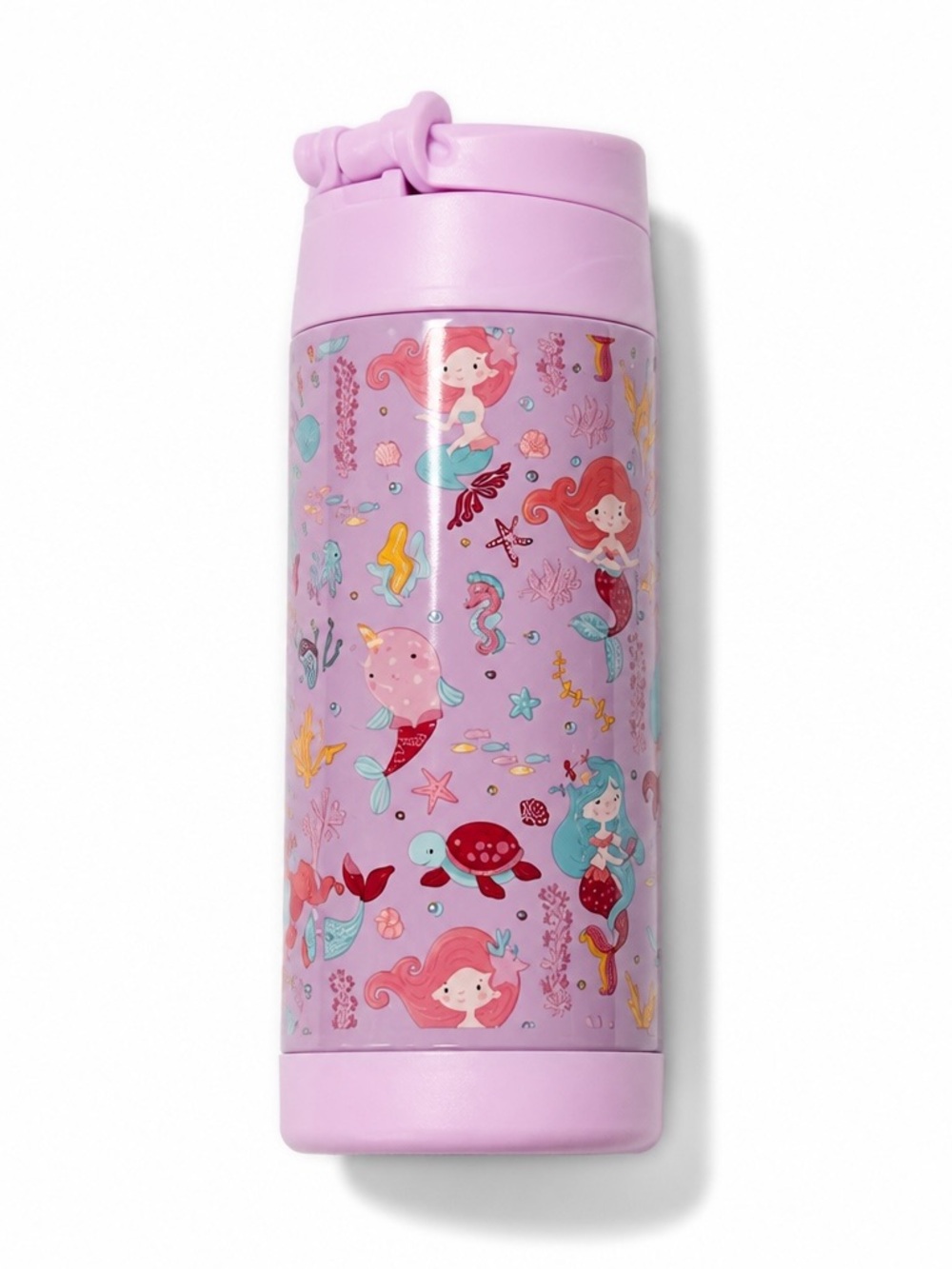NWT Splash Mermaid Stainless Steel Insulated Bottle Thermos 13.5oz School